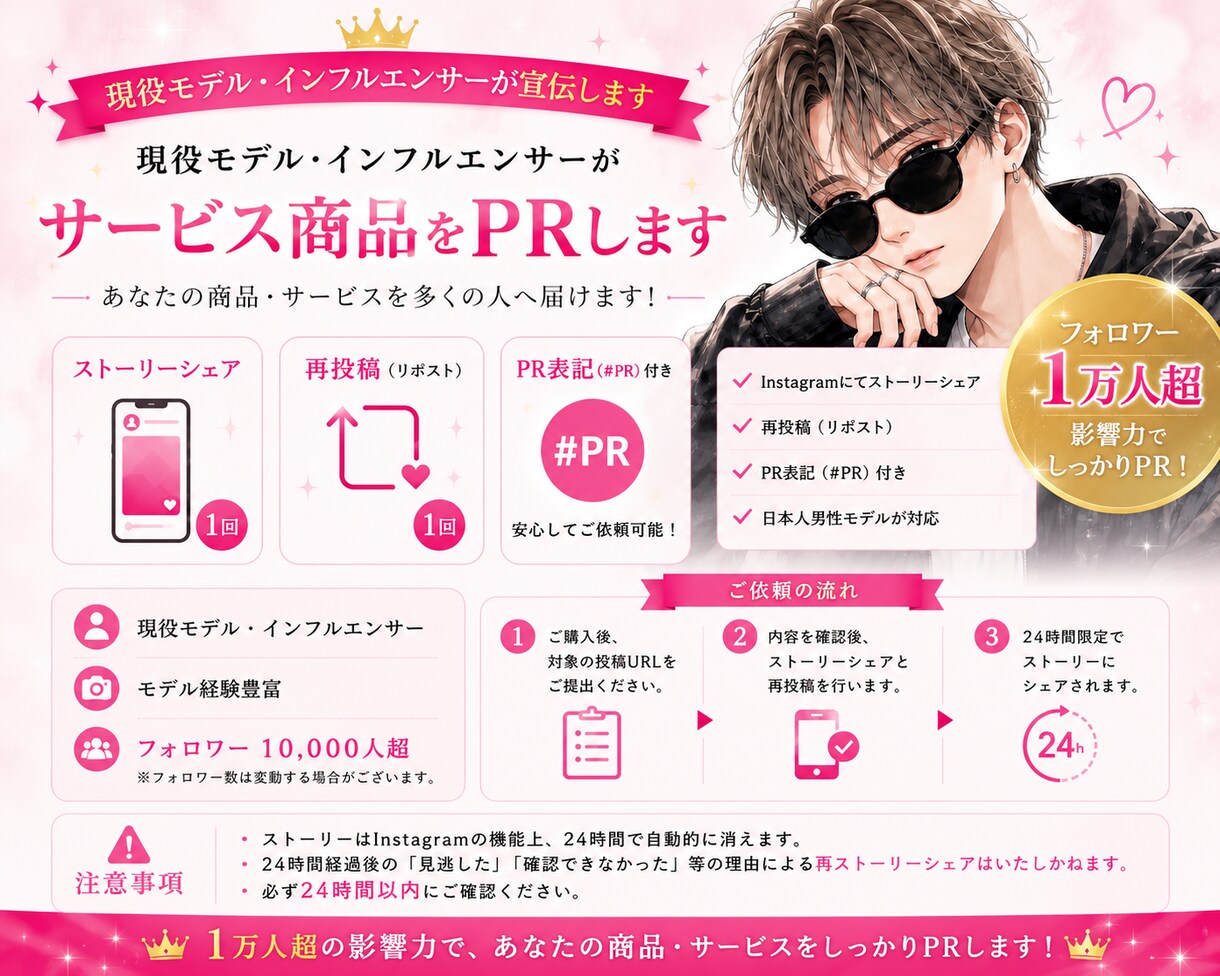 元アイドル・現役モデルがあなたの商品をPRします フォロワー1万人現役モデルがサービス商品をPRします イメージ1