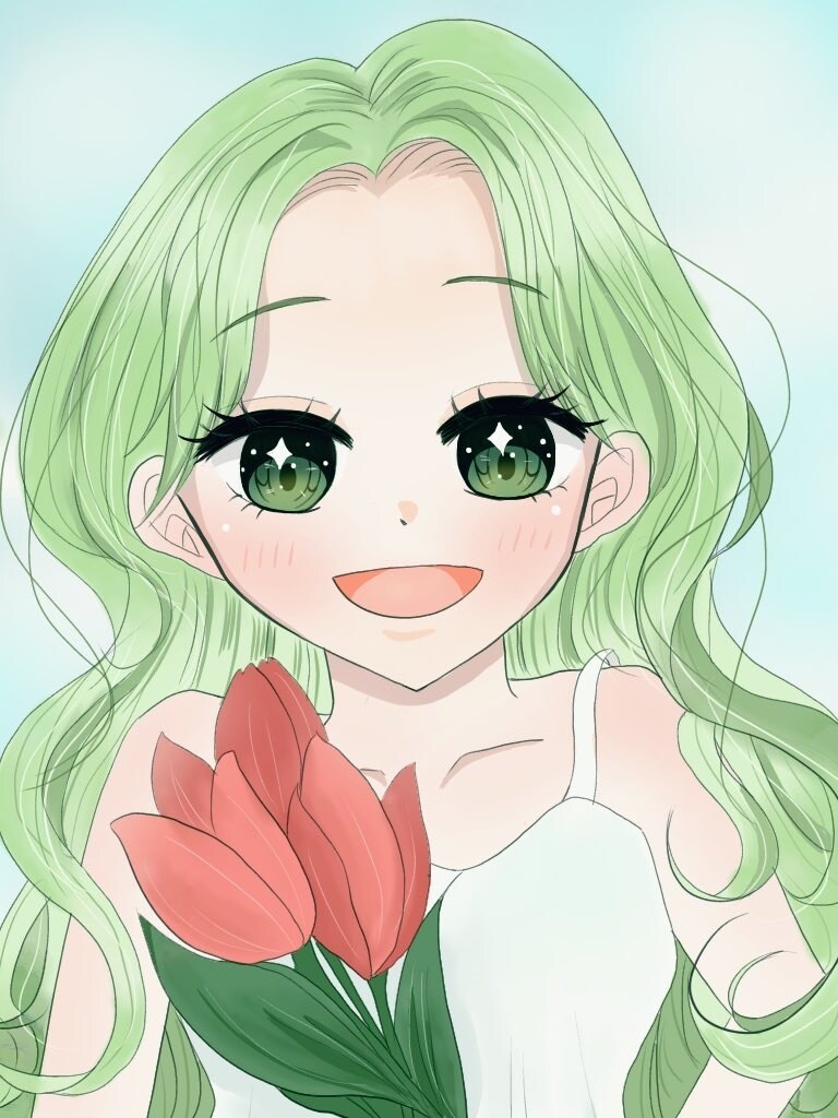 アイコンを描きます 【最短2日以内!!】可愛い女の子のアイコン♡ イメージ6