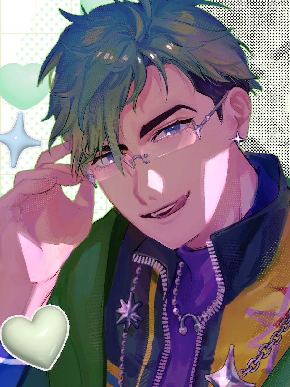 アイコン・サムネイル等のイラストを制作いたします 男性のイラストが得意です。ご要望に沿ったイラストを描きます。 イメージ1