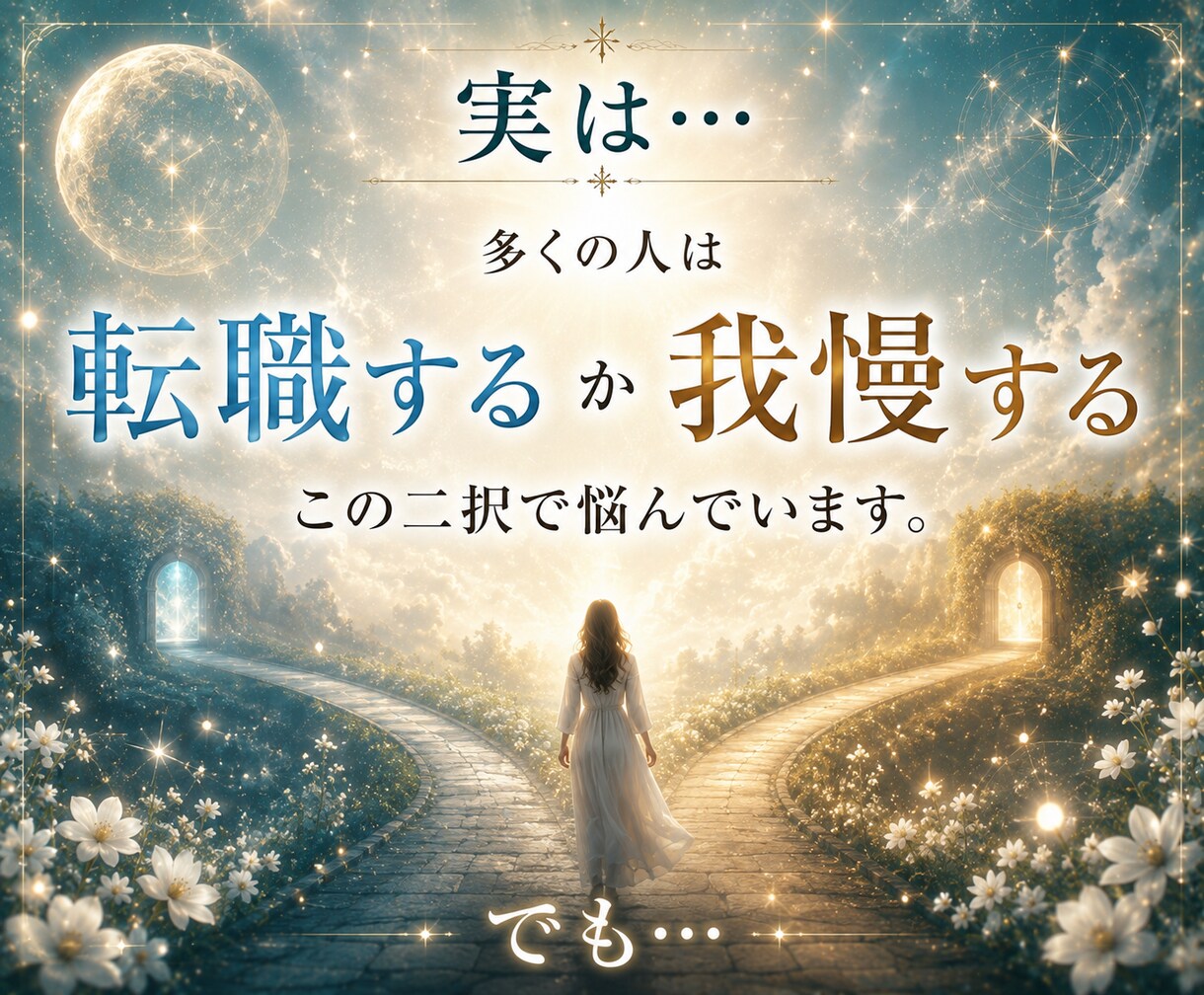 仕事・転職に迷って動けない…今できることを占います 転職だけが答えじゃない。今のあなたにできる事を一緒に見つける イメージ3
