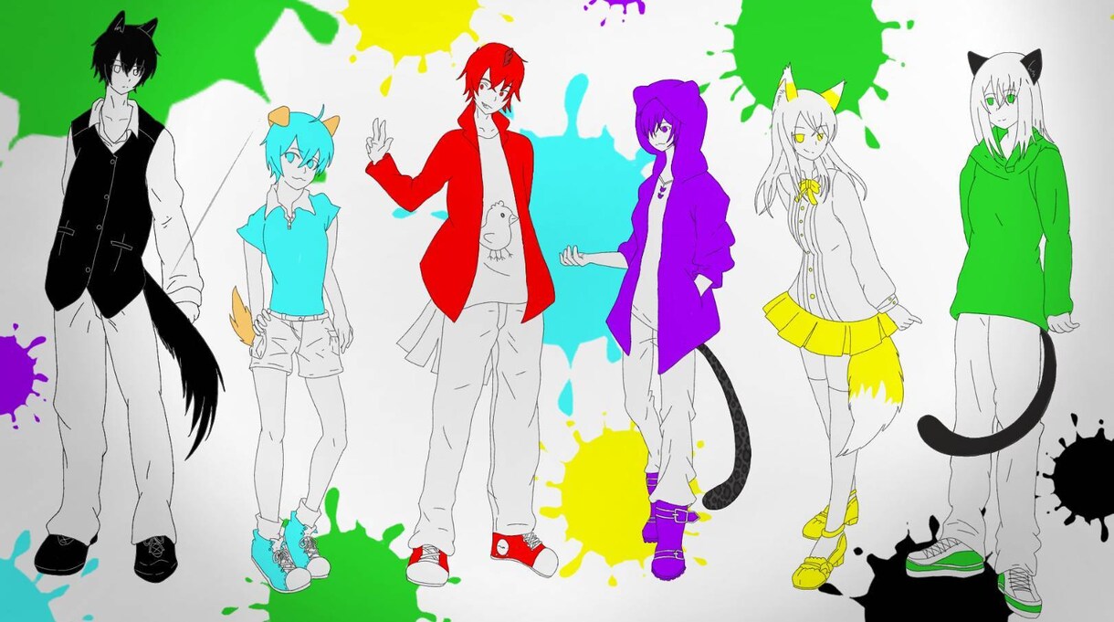 全身がイラスト書きます 全身のイラストを描きます！獣人ヨツケモが得意 イメージ9