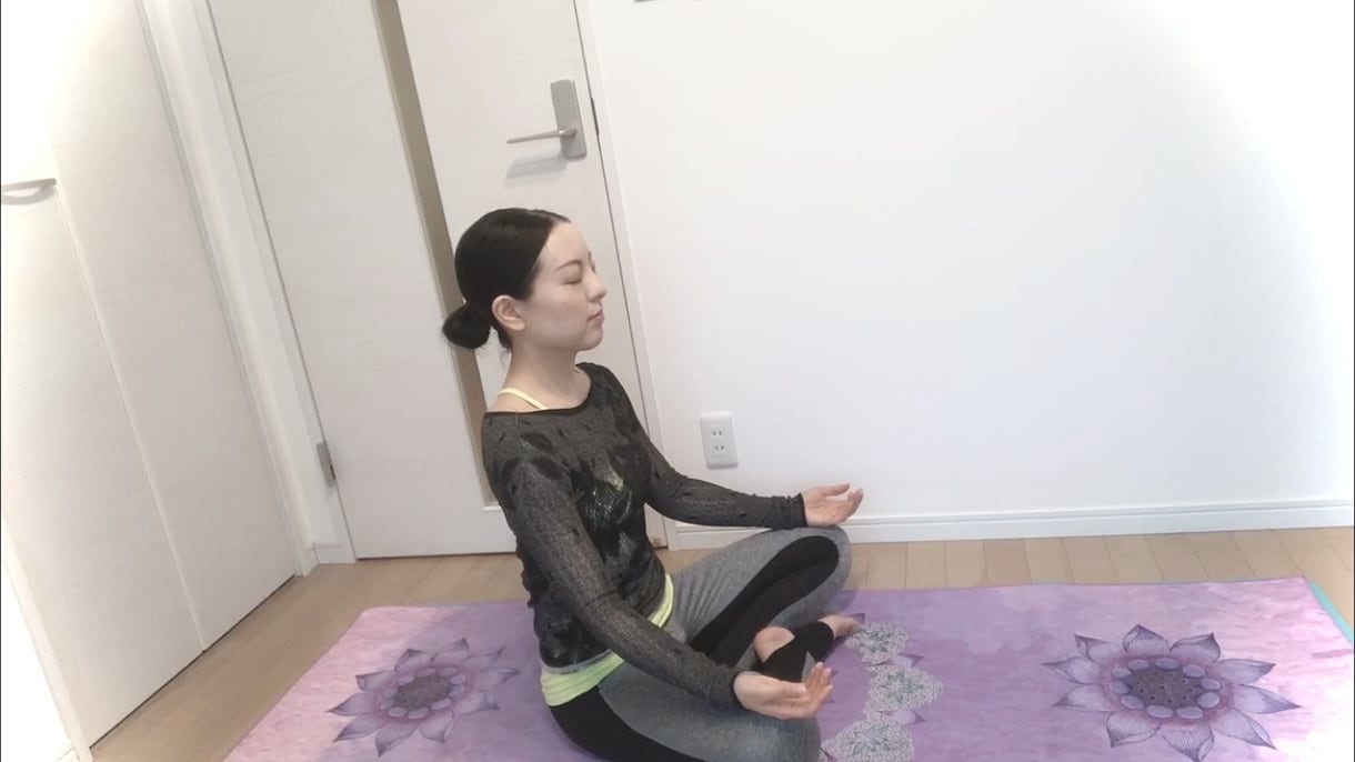 快眠ヨガ☆ 45min オンラインレッスンます 寝る前のyogaで安眠へ導きましょう☆ イメージ2