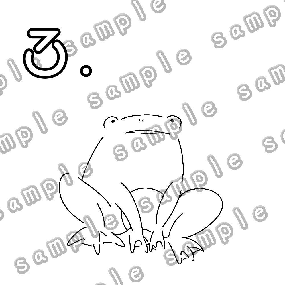 完成済✨シンプルでゆるいイラストを販売します 商用利用可‼︎SNSアイコン、名刺など様々な用途に使えます✨ イメージ3