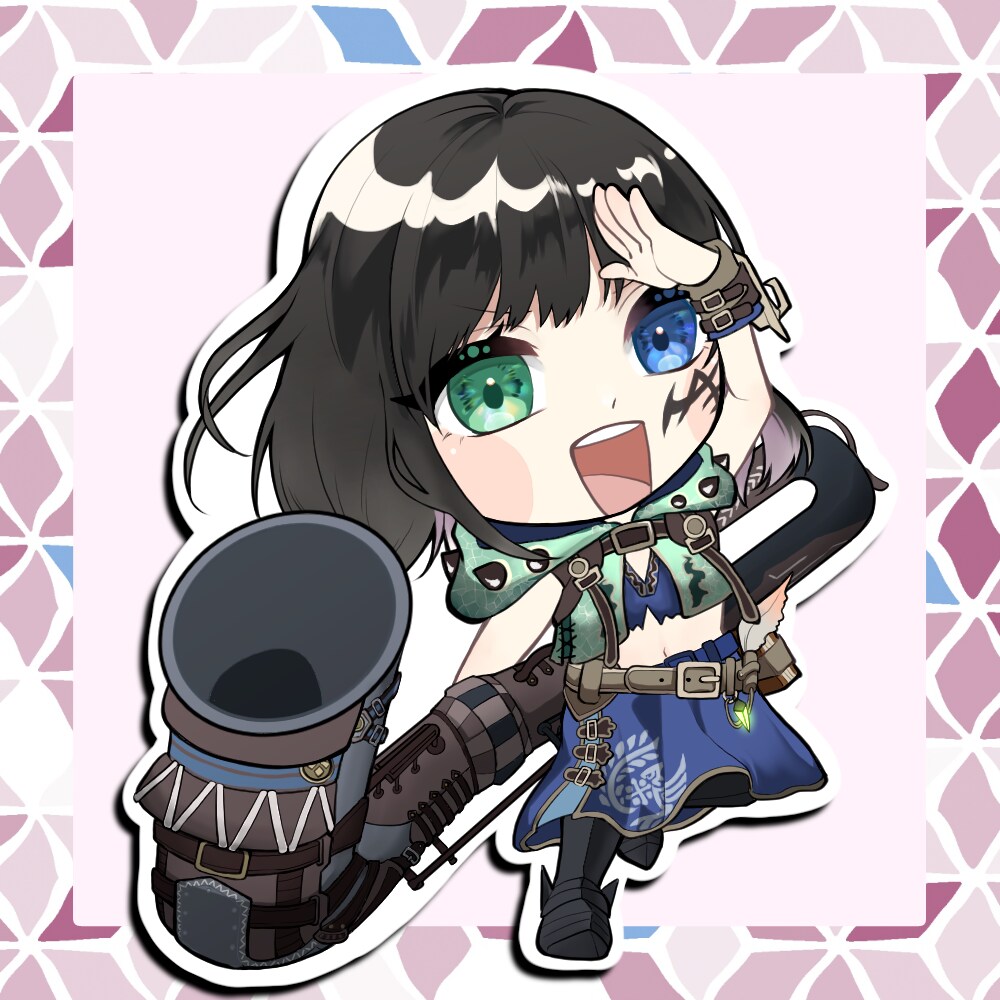 オリジナルアイコン・ヘッダー・イラスト作成承ります 水彩と厚塗りを織り交ぜたイラストです。 イメージ10