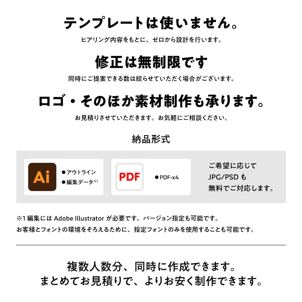 プロデザイナーがクールな名刺を制作します ハイセンスなシンプル名刺（両面）がこのお値段で。 イメージ2