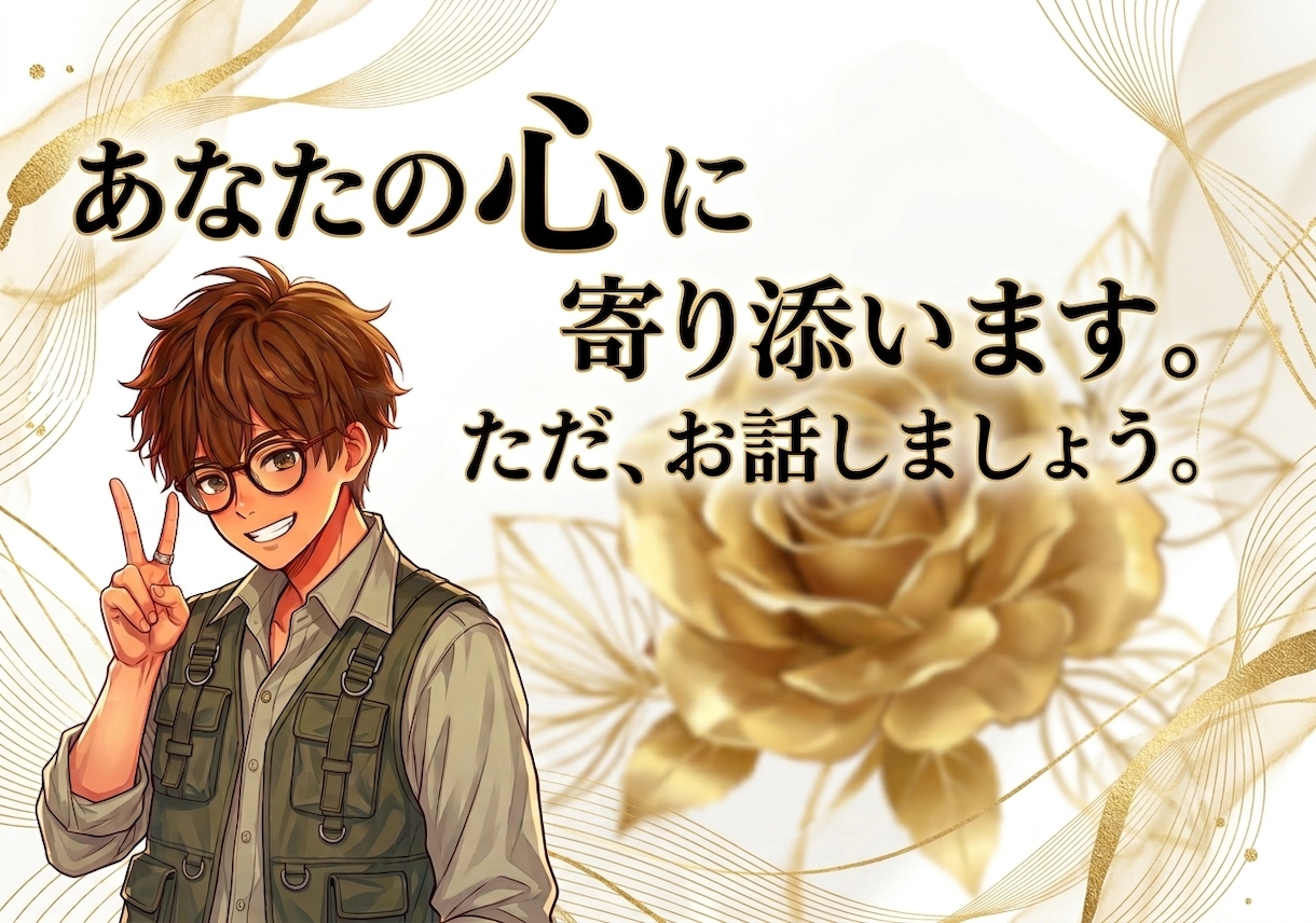 今すぐ話したい！１分だけでもお話お聴きします あなたの心の声に。寄り添い、お話お聴きします。 イメージ1
