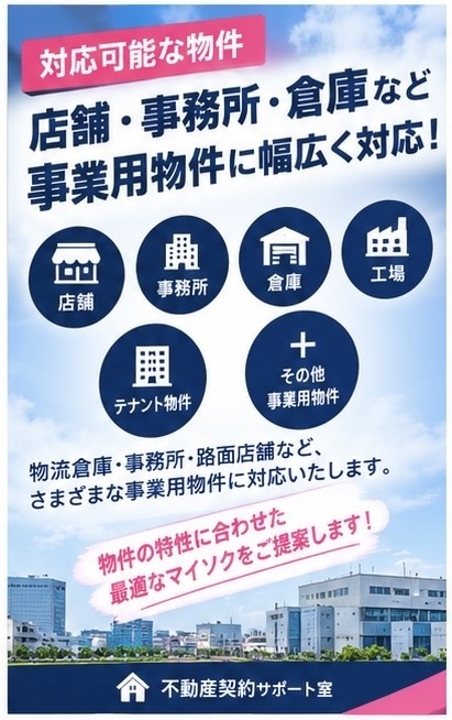 不動産営業が店舗・事務所・倉庫マイソクを作成します 現役の経験を活かし、事業用募集図面を作成 イメージ3