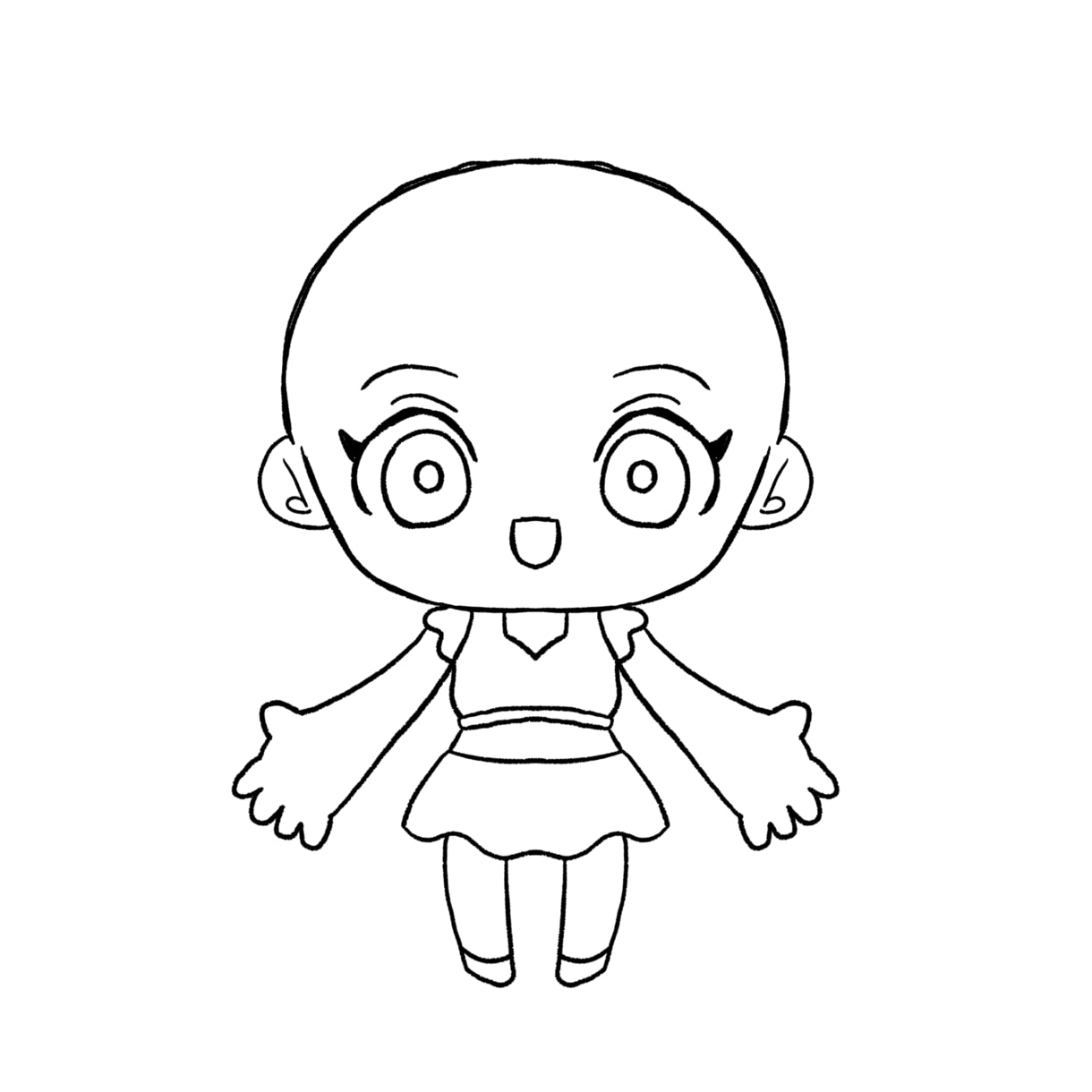 量産ミニキャラ(水着)イラスト制作します 可愛いミニキャラをお手頃価格で！ イメージ1