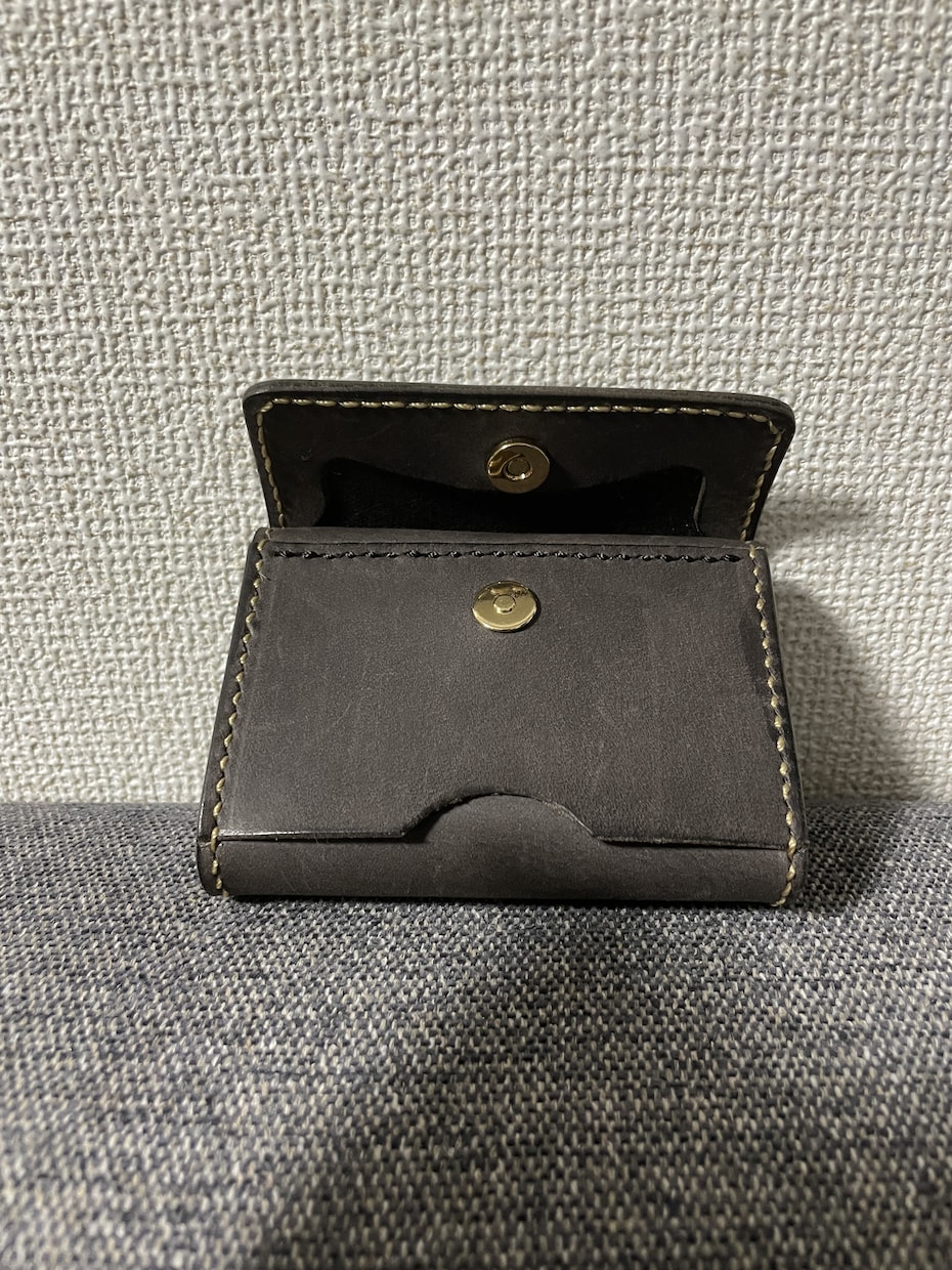 どこでも持ち運びやすいミニ財布作ります 札は折れない！小銭が見えやすい！かつコンパクトな財布！！ イメージ2