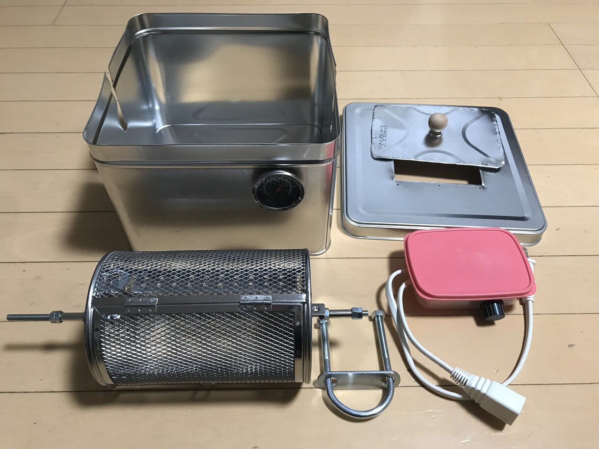 直火コーヒー焙煎機の作り方を教えます 簡単で安く本格的な電動直火焙煎機を自分で作ろう！ イメージ3