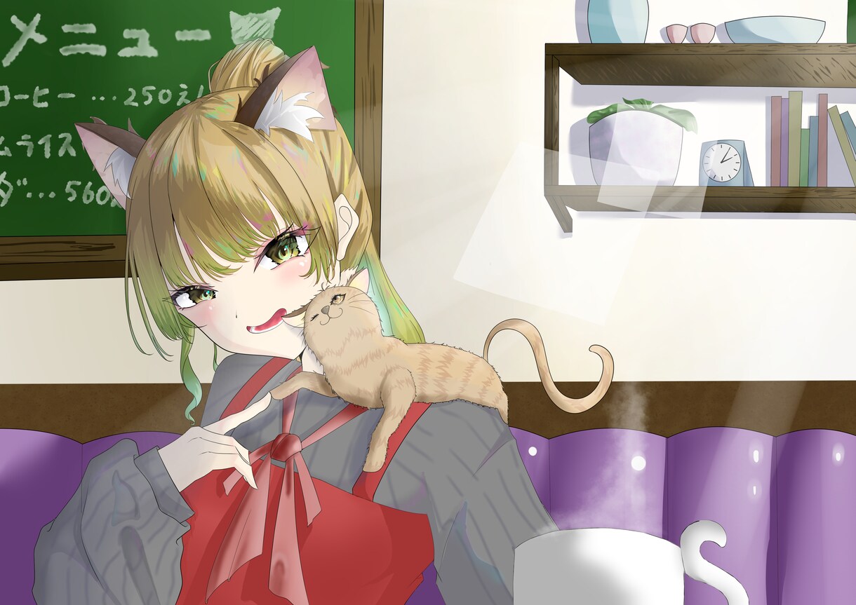 要望に合ったイラストをかきます かわいい女の子をかいちゃいます！ イメージ1