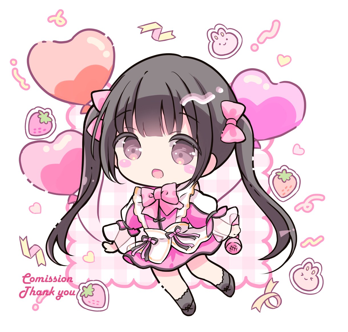 即対応☆かわいいデフォルメ・SDイラストを描きます かわいいスタンプ、アクキーグッズ、動画などに！ イメージ6