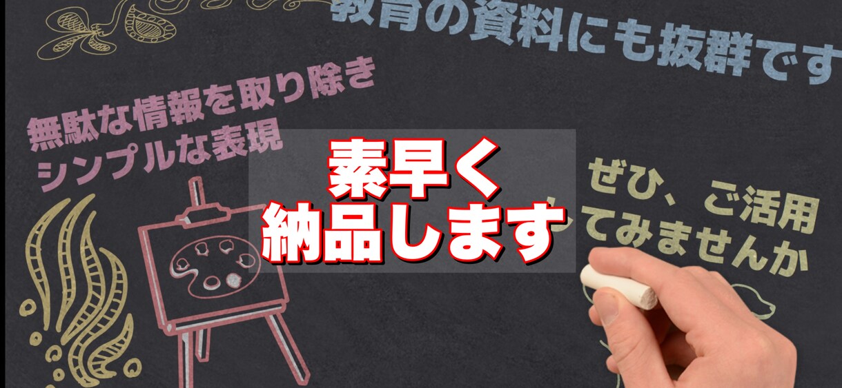 伝わる！ホワイトボードアニメーション作成します どなたでも、簡単依頼！完成まで待つだけ！ イメージ2