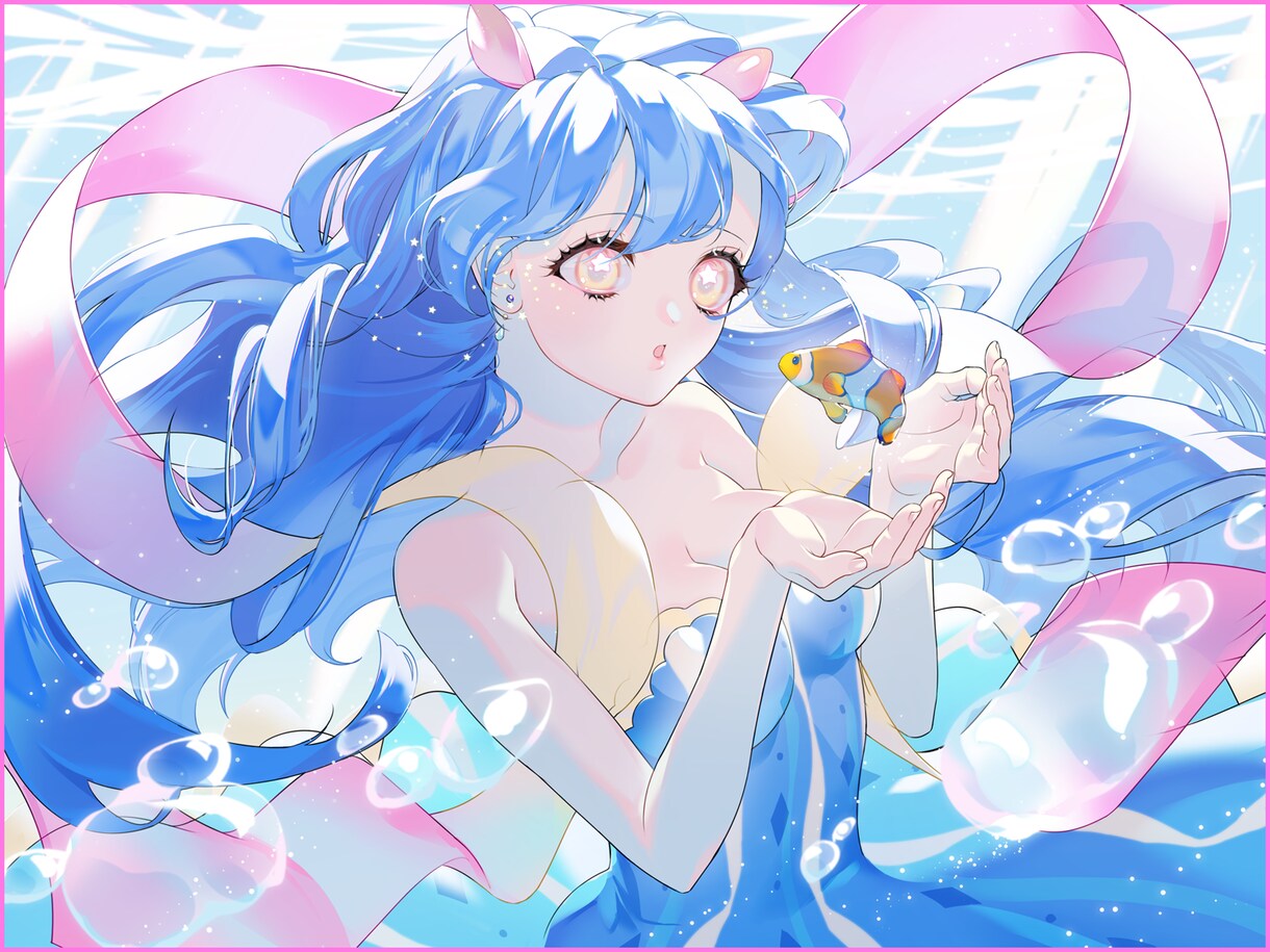 一枚絵・キャラクターイラスト制作致します プロフィール、動画サムネイルなどに！ イメージ4