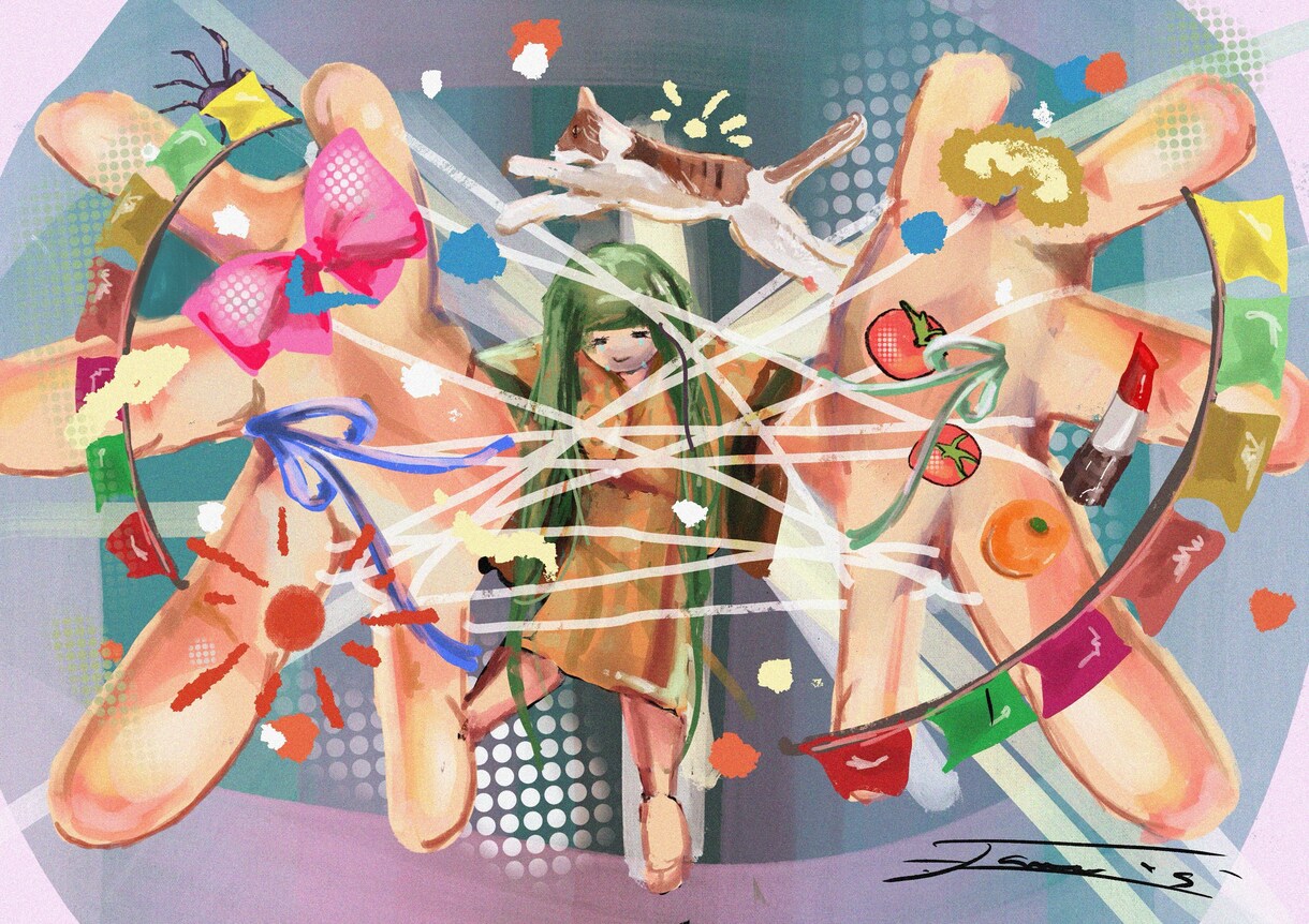貴方の素敵な依頼を世界観で描きます 色彩感覚を用いて世界観の強いイラストを描きます。 イメージ2