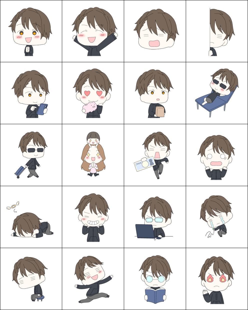 可愛いLINEスタンプお作りします 作製したイラストは著作権込みなので、何に使っても大丈夫です！ イメージ7