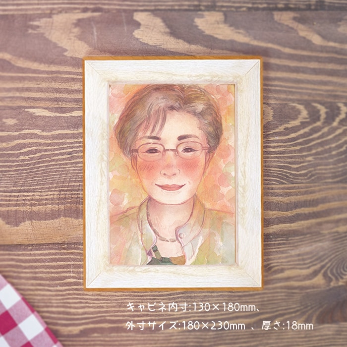 ほんわか温かい水彩似顔絵を制作します 大切な人へのプレゼントや記念日などの思い出に♫ イメージ9