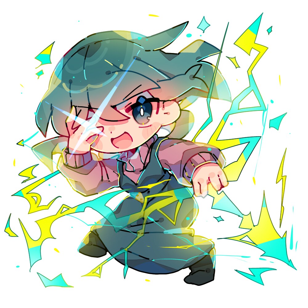 キラキラかわいいSDキャラクター描きます あなたの創作キャラはもちろん、キャラデザからも受け付けます! イメージ3