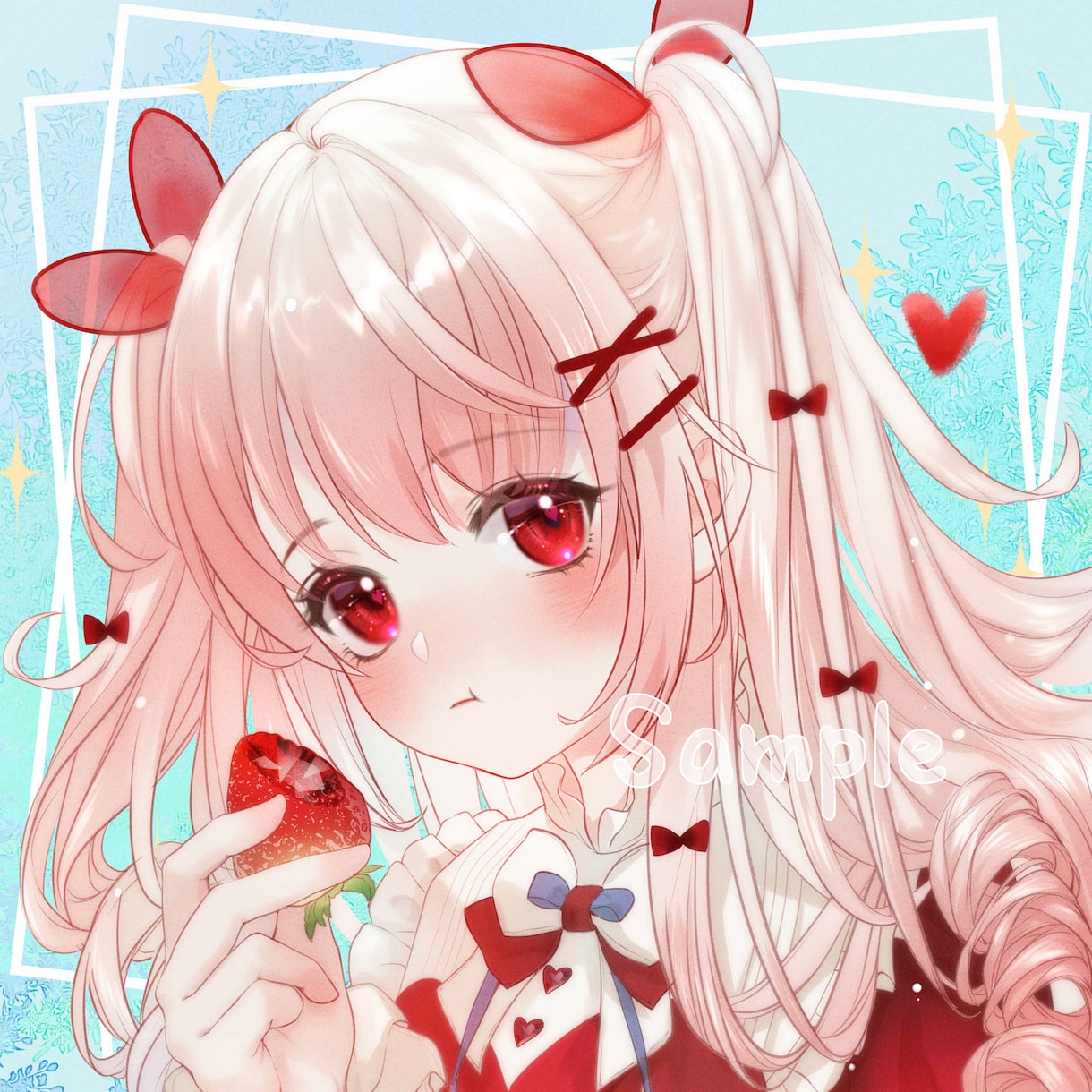 アイコンから一枚絵のイラスト制作いたします Vtuberさん依頼経験多数！納期速対応 イメージ3