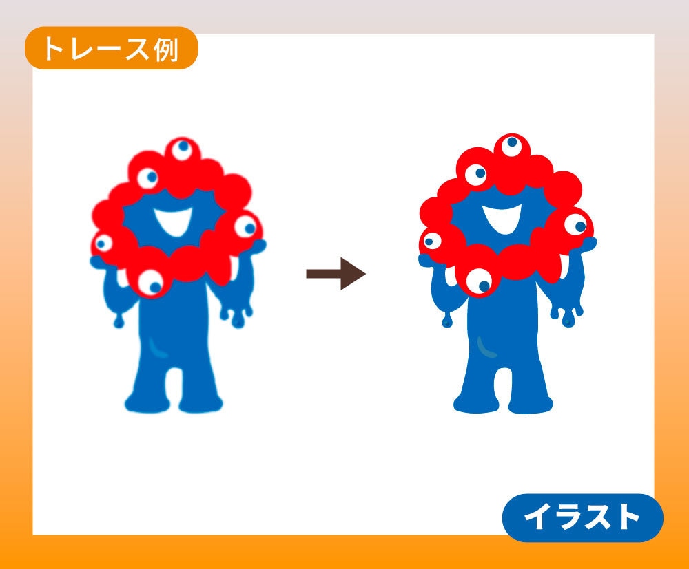 ロゴや画像や手描きイラストをAiでトレースします 丁寧、親切、スピード対応おまかせください！ イメージ3