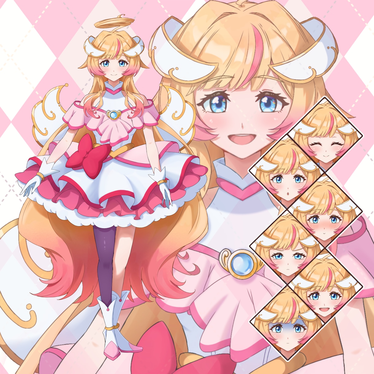 悩む時間をゼロに！配信IRIAM立ち絵制作します 立ち絵、ミニキャラ、ロゴ、キービジュアル全てここで揃います！ イメージ7