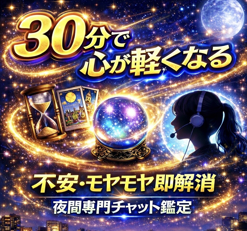 夜間限定|霊感霊視タロットチャネリング占いします 相手の本心/復縁/音信不通/既読未読スルー30分おまけ付き イメージ1