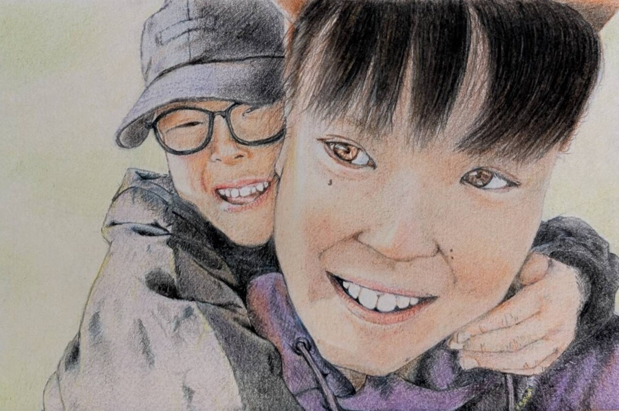 写真では残せない“気持ち”を優しい色鉛筆で描きます 大切な思い出の一コマを心を込めて丁寧に手描きします。 イメージ1