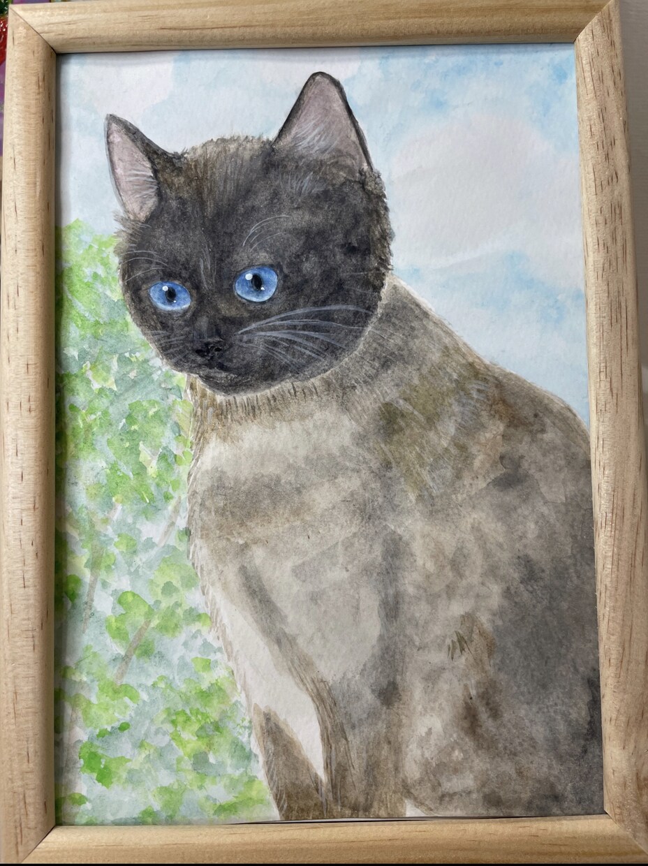 水彩画、アクリル画オーダー受付けます 人物似顔絵、ペット似顔絵、アイコンイラスト イメージ2
