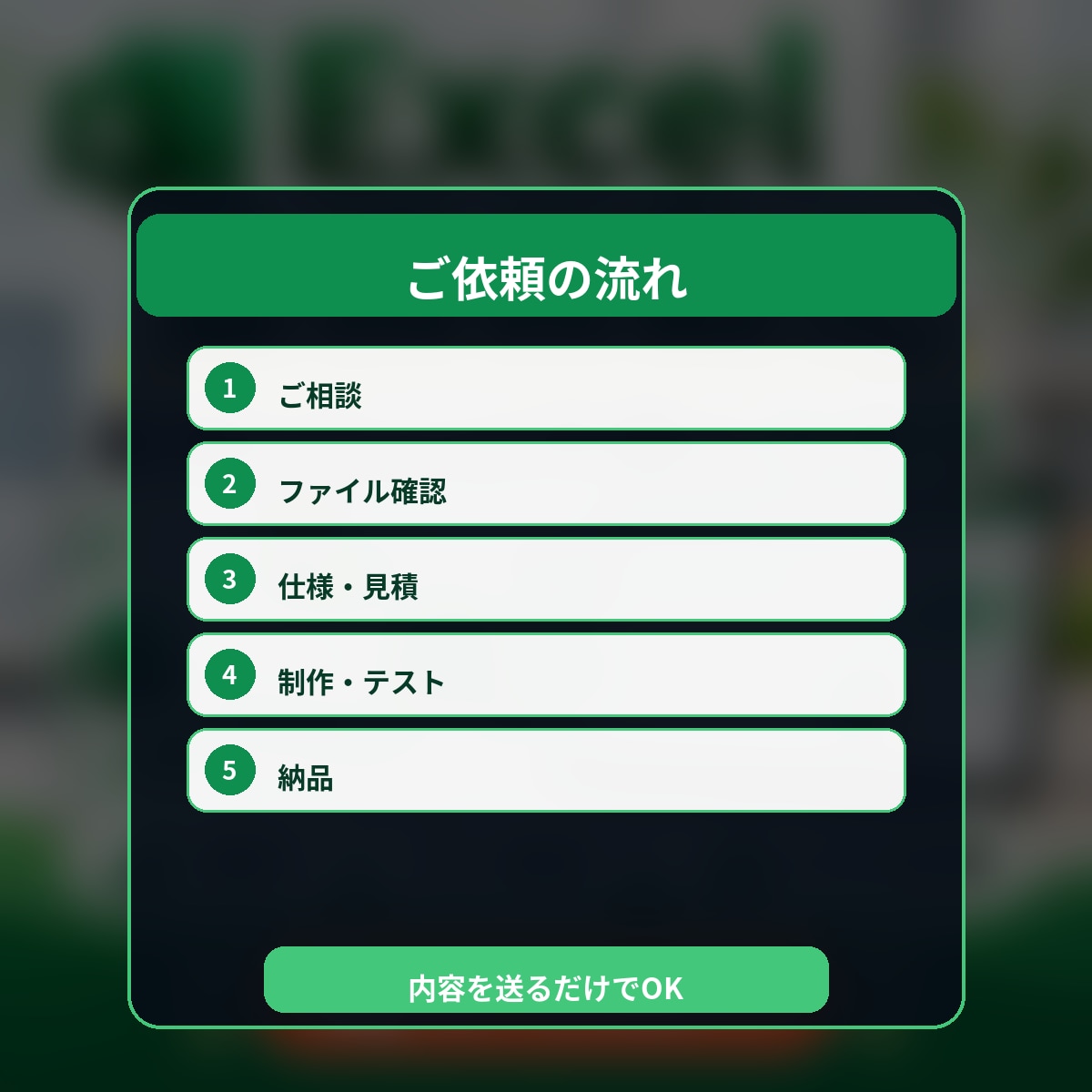 Excelの面倒な作業を自動化します 集計・転記・CSV処理をボタン操作で効率化します イメージ3
