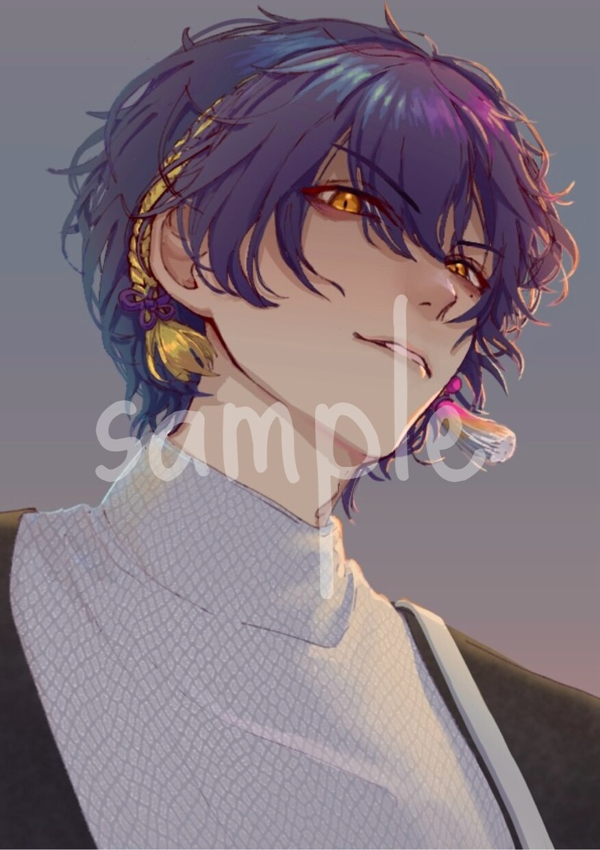 一枚絵や動画サムネイル、立ち絵等のイラスト描きます 厚塗りやリアル系からシンプルやデフォルメまで イメージ3