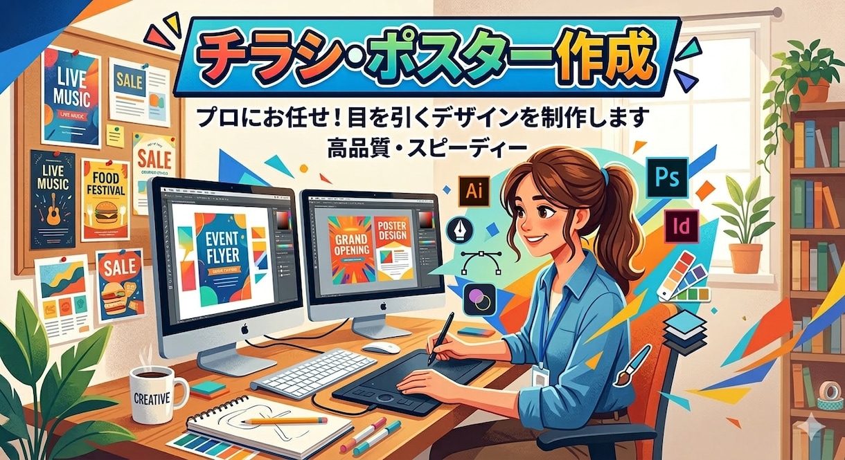 綺麗で見やすいデザインを作ります 見る人に情報が伝わりやすいデザインを制作します イメージ1