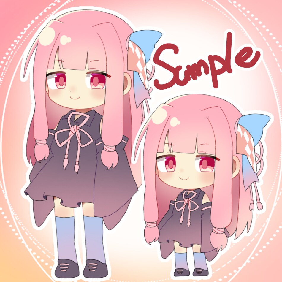 かわいいデフォルメ立ち絵描きます 短め納期で、動画・TRPG・アイコン・グッズなどにぴったり イメージ7