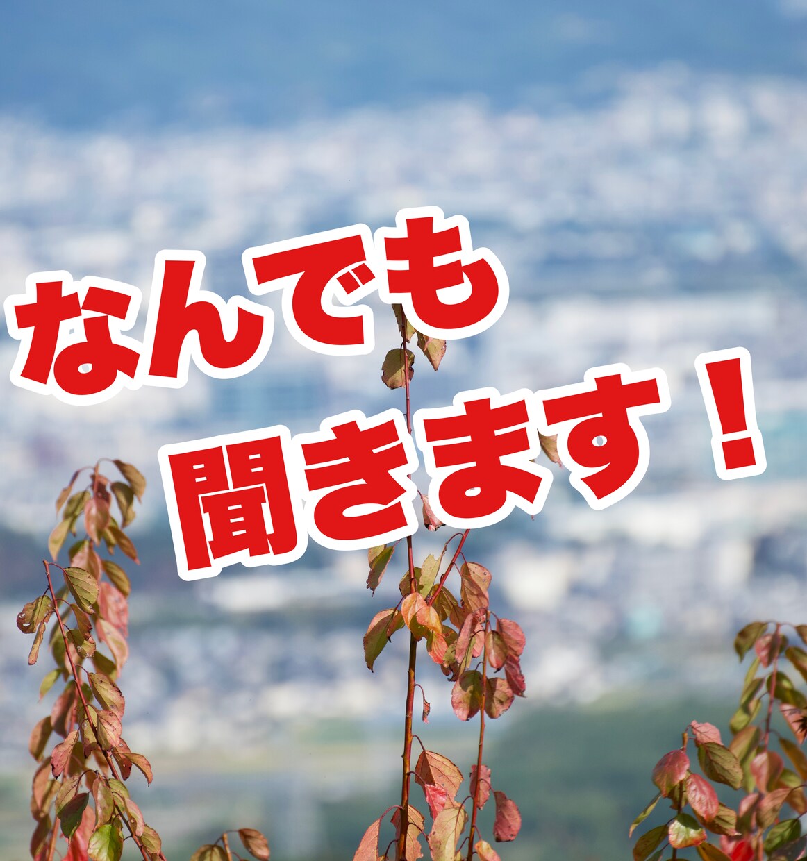 なんでも聞きます なんでも、どの様な相談も受け付けます イメージ1