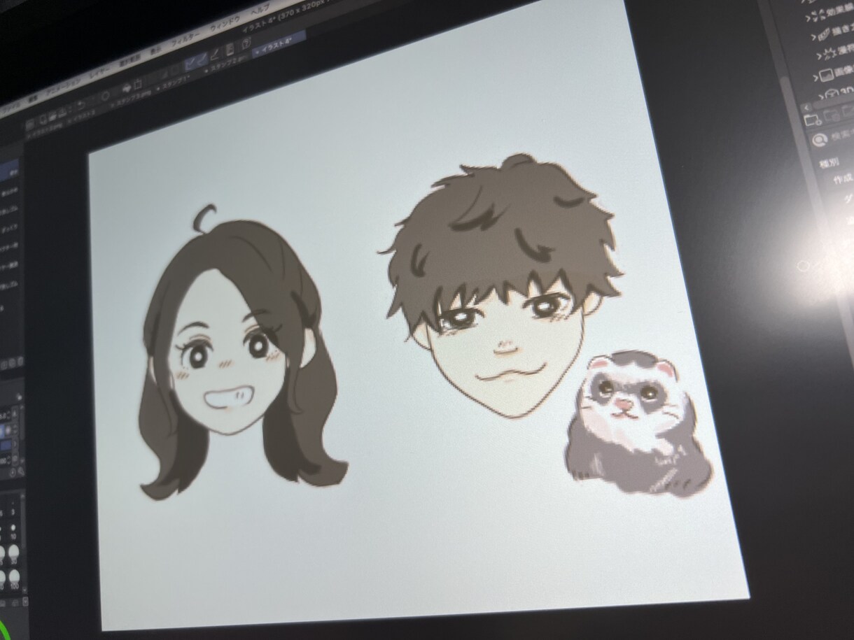 可愛いデフォルメ調なイラストをお描きします プレゼントや自分用などにお使え頂けます♩ イメージ3