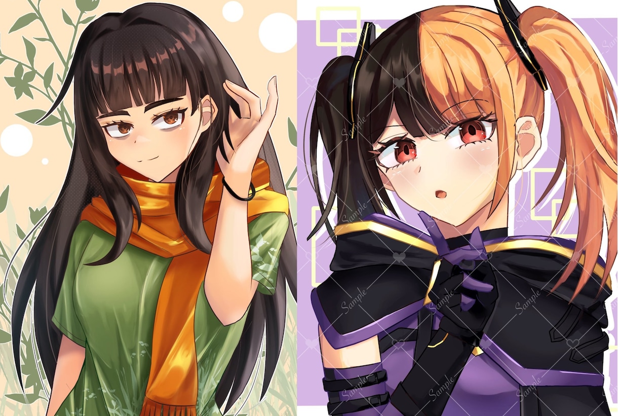 3名様限定！キラキラかわいいイラストお描きします 実績作りのため格安で承ります！ イメージ1