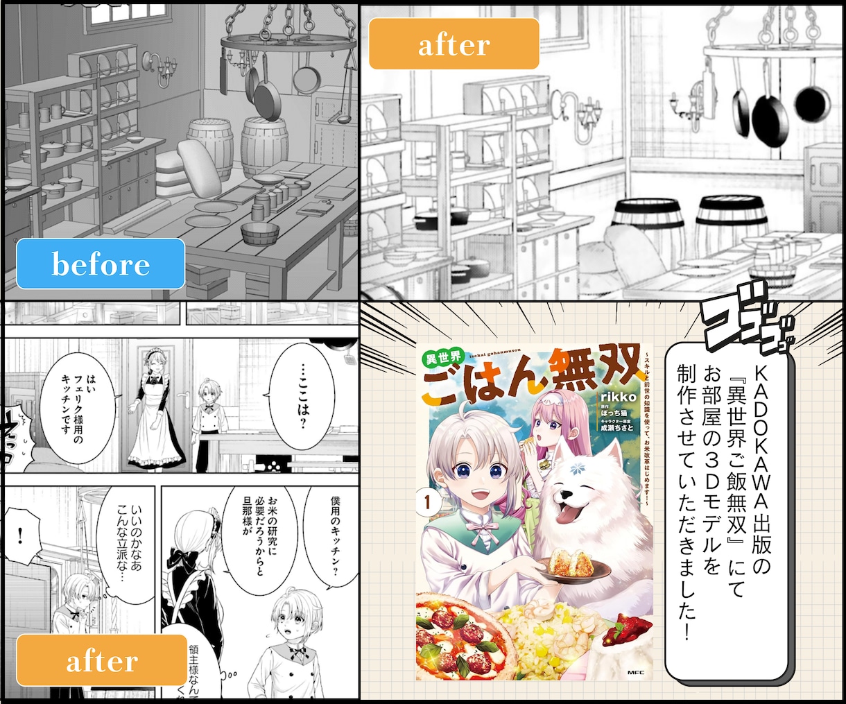 クリスタ対応-あなただけの漫画3Dモデルを作ります クリスタ対応-あなたのイメージを使いまわし可能な3D素材に！ イメージ3