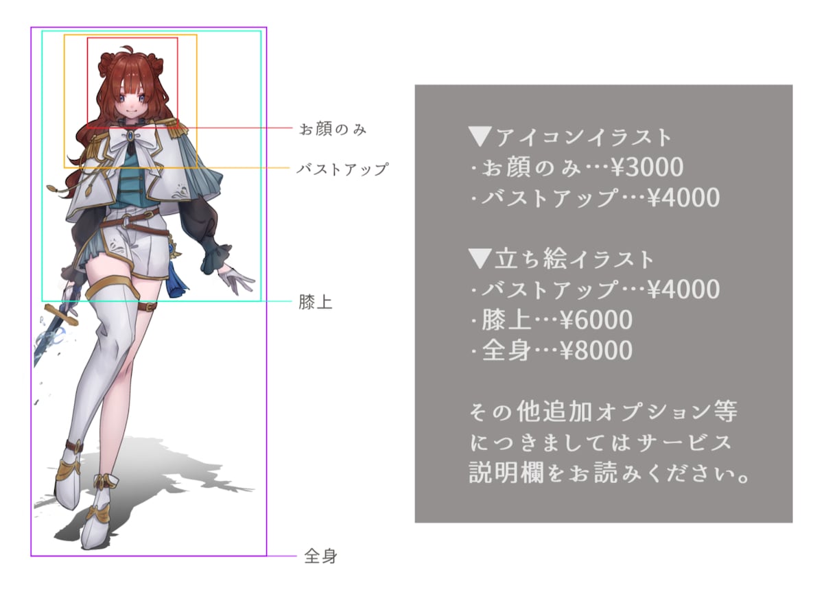 アイコン、グッズにも！立ち絵イラストをお描きします SNS・ネット活動などでキャラクターイラストが必要な方へ イメージ2