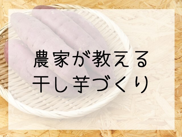 茨城の農家直伝！甘い柔らか干し芋の作り方紹介します おうちに余っているさつまいも、ありませんか？ イメージ1