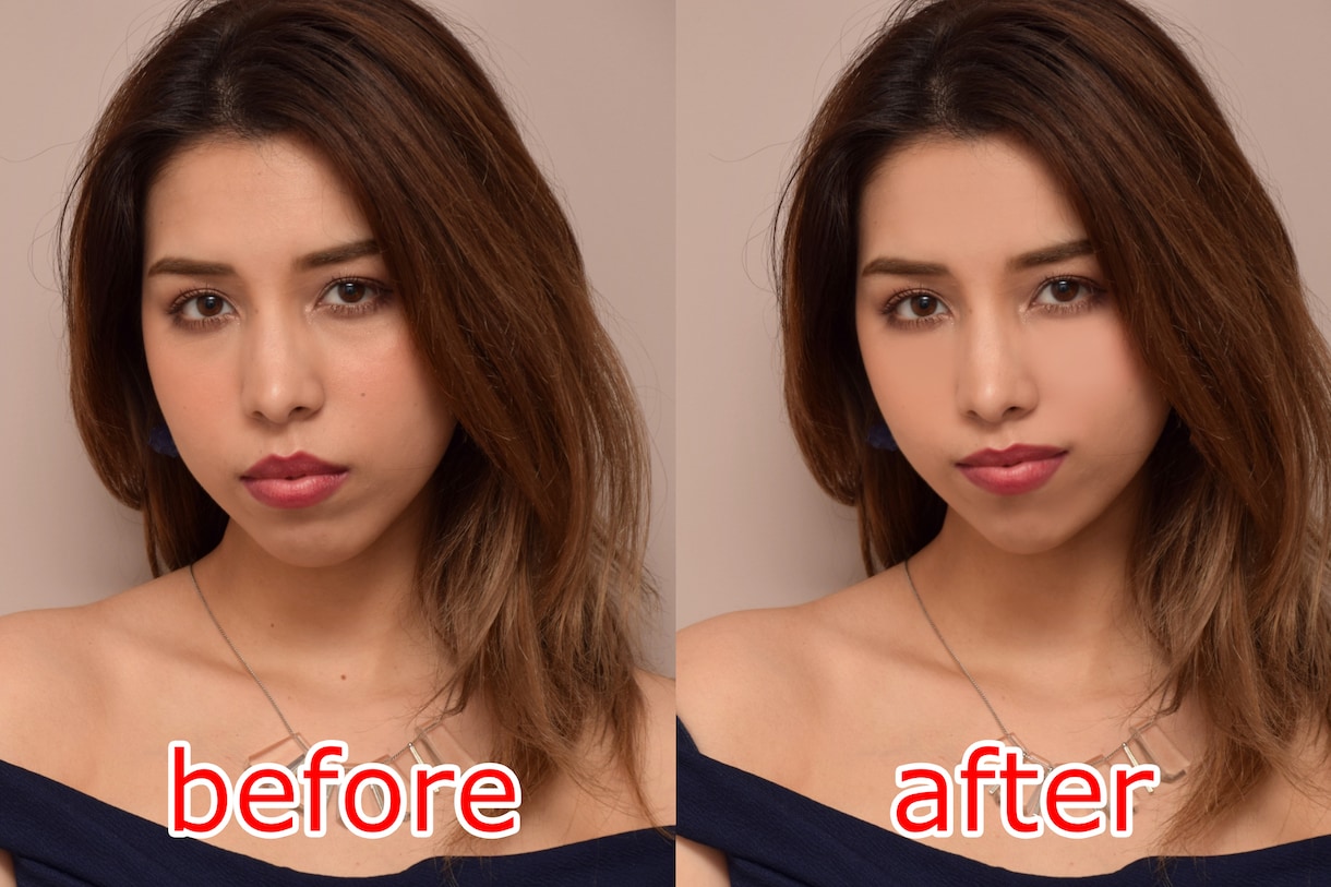 ナチュラルから別人まで人物の写真加工致します アプリでは満足できない方へ！希望通りに加工致します！ イメージ1