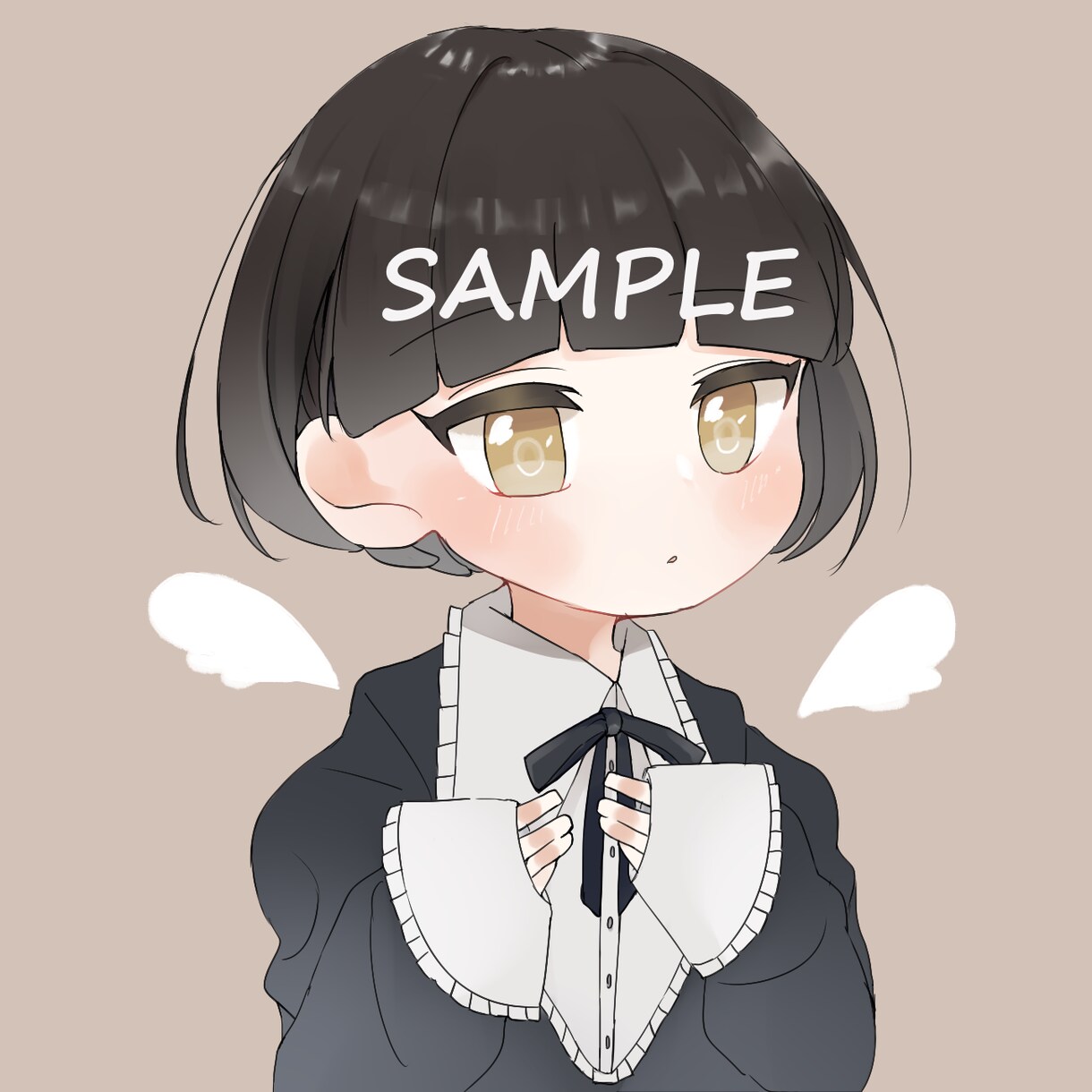 SNS用アイコン、イラストお描きします 可愛い女の子、ふわふわした子をお描きします♡ イメージ3