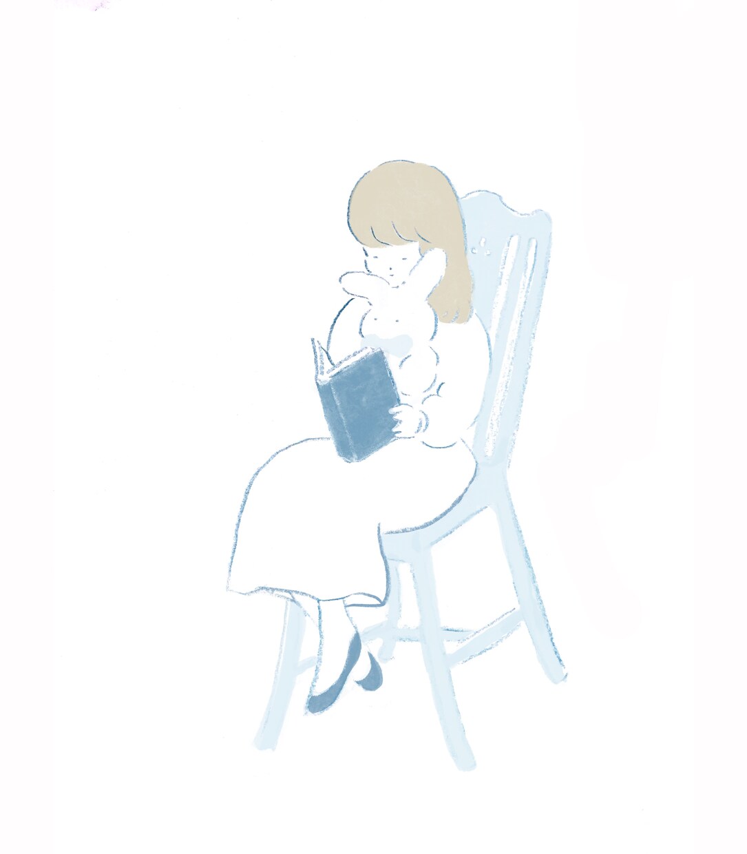 心ほどけるシンプルな人物イラストお描きします 美大卒イラストレーターがオリジナルイラストを制作します イメージ2