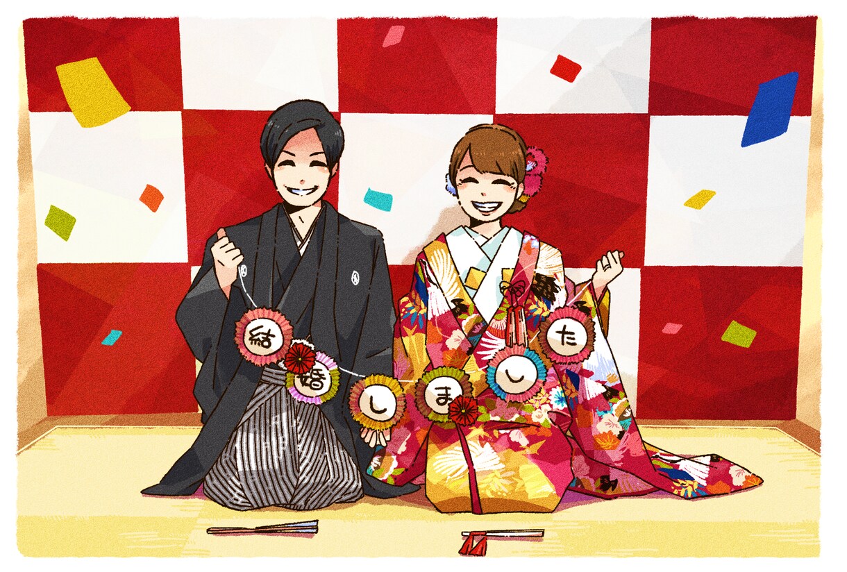 大切な思い出をかわいらしく暖かい似顔絵にします 個人、プレゼント、インテリアにどうぞ♪ イメージ6