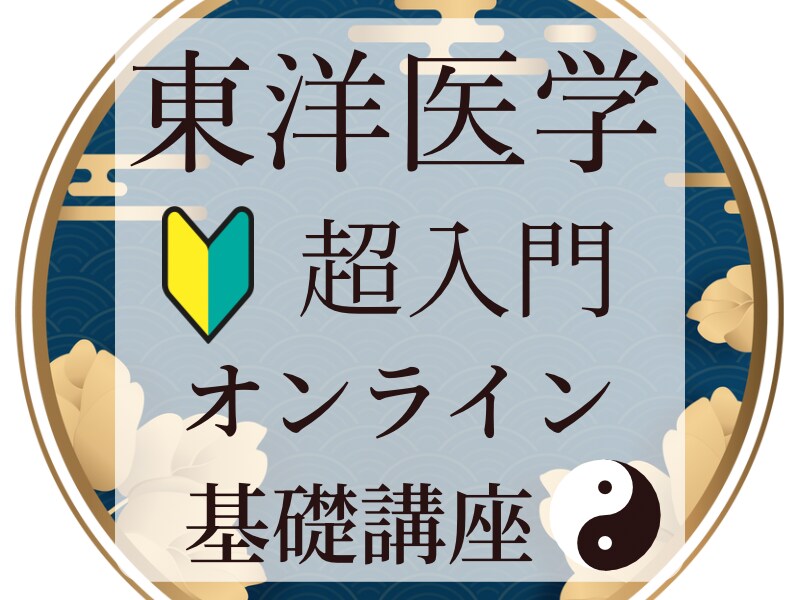 東洋医学の超入門をオール図解で丁寧に教えます 元教員×鍼灸師がやさしく解説します イメージ1