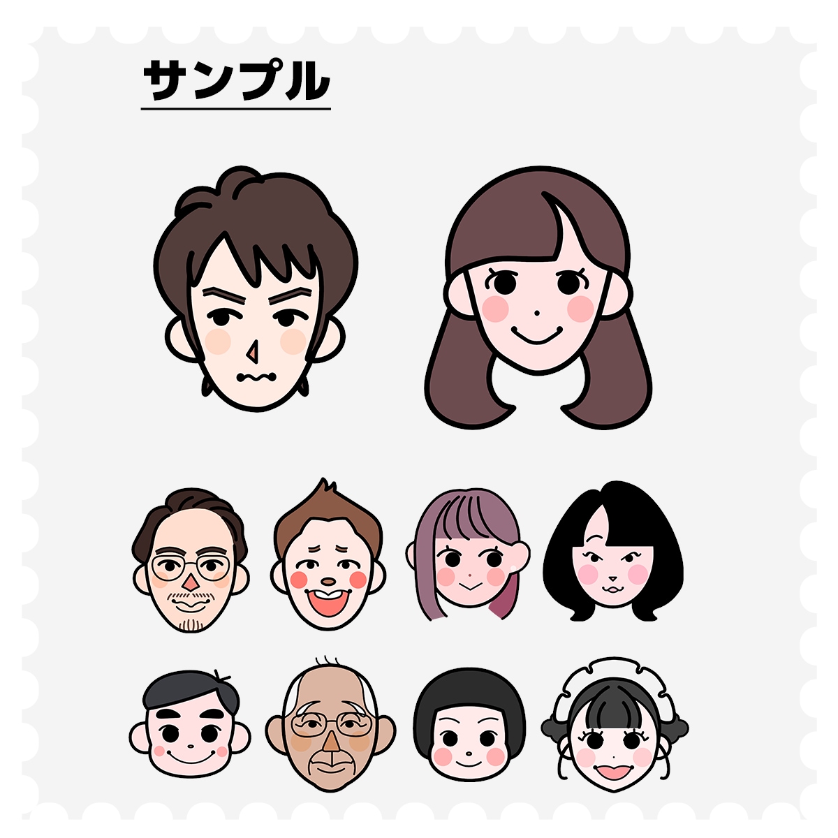 印象に残る！ポップな似顔絵アイコン描きます ビジネスすぎないポップイラスト！各種アイコンに イメージ5