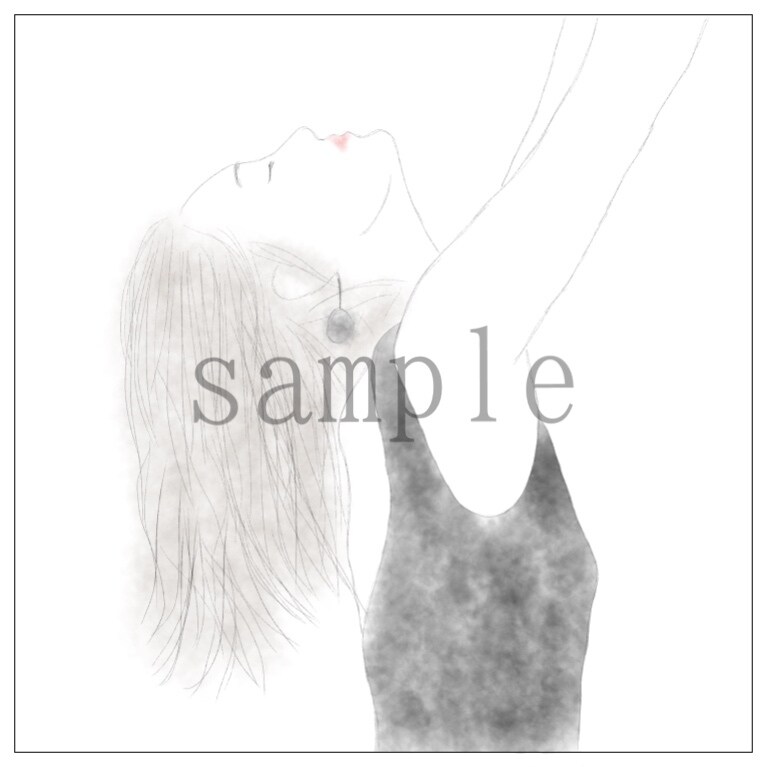 横顔のイラストお描きします SNS等で使用するアイコン、プチギフトにおすすめです イメージ2