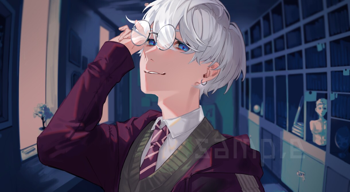 アイコン・1枚絵・キャラデザ等イラスト制作行います 期待しない程度に背景込でのお値段です！！ イメージ7