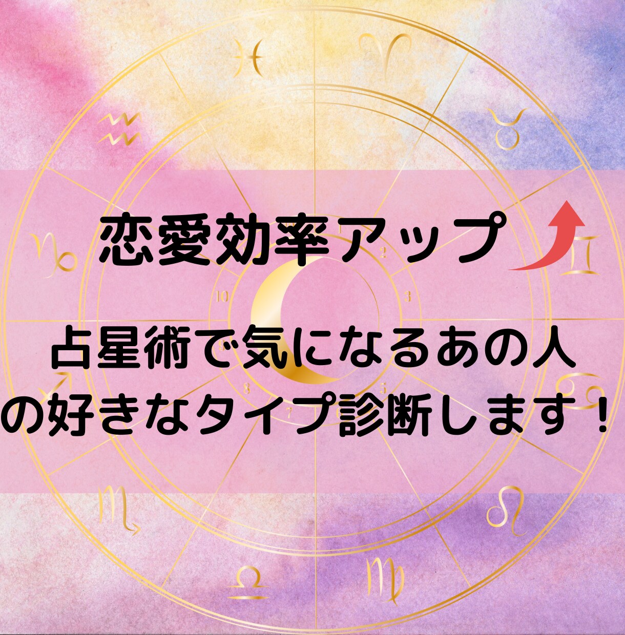 恋愛効率UP占星術であの人の好きなタイプ診断します 西洋占星術であの人の好きな異性のタイプを知り的確なアプローチ イメージ1