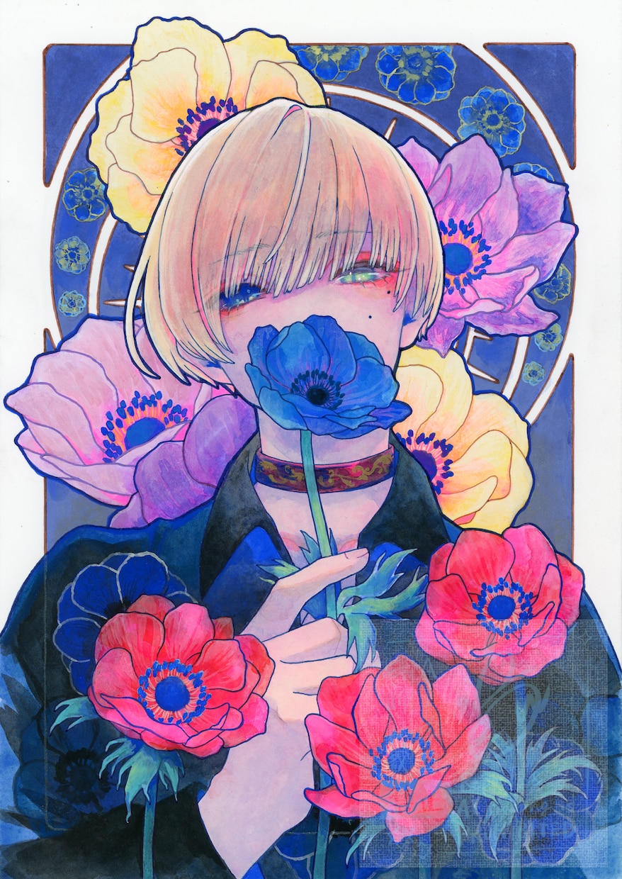 サムネイルや歌ってみたに使える1枚絵を制作します 目を惹く色使いで印象に残るイラストを！ イメージ7