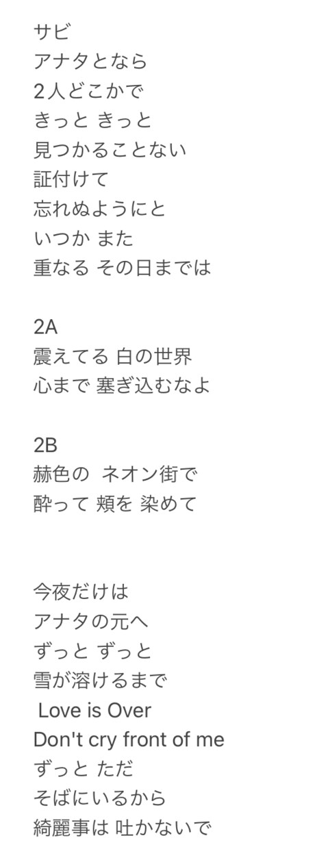 作ったけど歌詞がない曲に歌詞付けします 依頼者さんの気持ちや世界観に合った歌詞を書きます！ イメージ2