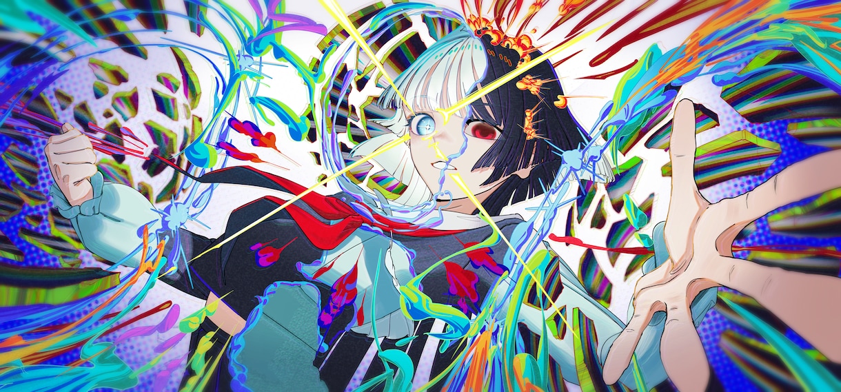 用途に合わせた魅せる1枚絵を制作します MV・SNS・配信などに、印象に残る1枚を イメージ4